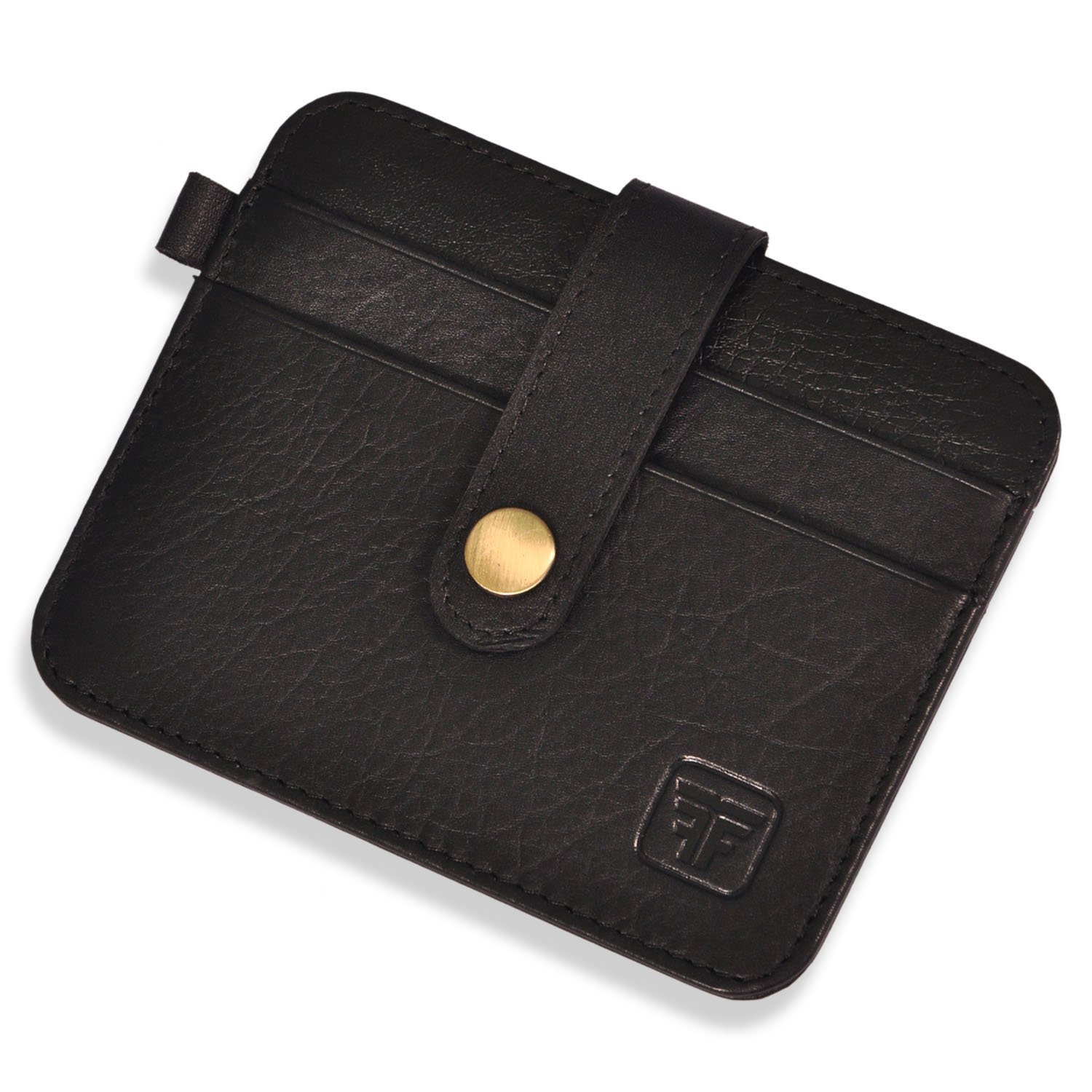 O-LET Credit Card Holder Women Men RFID Leather Wallet Minimalist Slim Card Case 